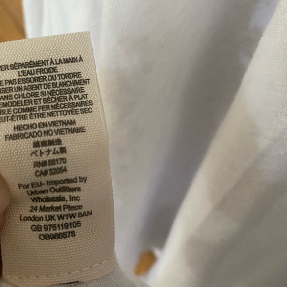 Free people white cotton Tunic with front slit (S) - Picture 7 of 10